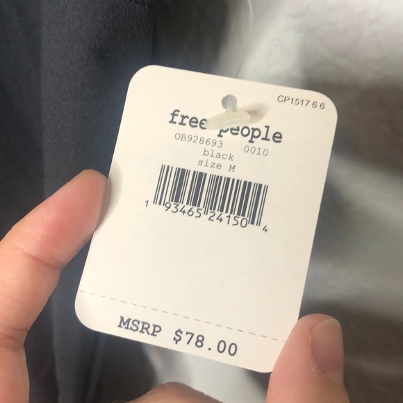 Free People Black Streamline Activewear Bodysuit - Picture 7 of 7